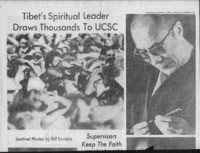 Tibet's Spiritual Leader Draws Thousands to UCSC