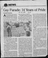 Gay parade: 14 years of pride