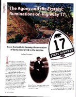 The Agony and the Ecstasy: Ruminations on Highway 17