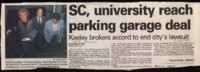 SC, university reach parking garage deal: Keeley brokers accord