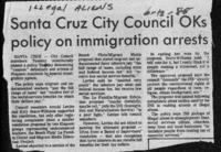 Santa Cruz City Council OKs policy on immigration arrests