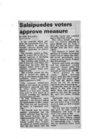 Salsipuedes voters approve measure