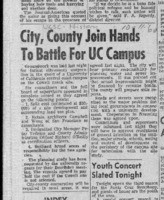 City, County Join Hands to Battle for UC Campus