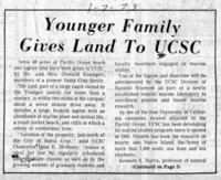 Younger Family Gives Land to UCSC