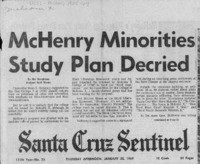 McHenry Minorities Study Plan Decried