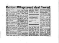 Patton: Wingspread deal flawed