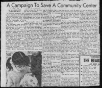 A campaign to save a community center
