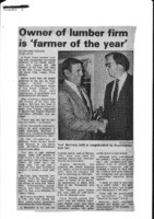 Owner of lumber firm is 'farmer of the year