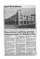 Downtown parking garage reflects style of Watsonville