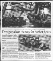 Dredgers clear the way for harbor boats