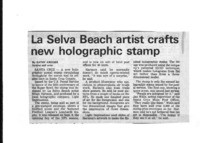 La Selva beach artist crafts new holographic stamp