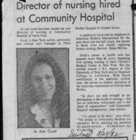 Director of nursing hired at Community Hospital