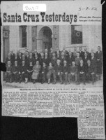 Santa Cruz Yesterdays: Telephone anniversary group at local plant, March 10, 1926