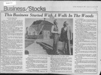 This business started with a walk in the woods