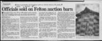 Officials sold on Felton auction barn