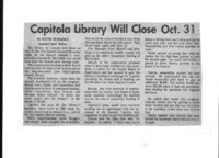 Capitola Library Will Close Oct. 31