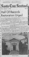 Hall of Records restoration urged