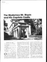 The Mysterious Mr. Rispin and His Capitola Castle