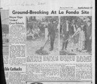 Ground-Breaking At La Fonda Site