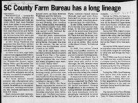 SC County Farm Bureau has a long lineage