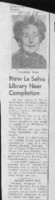 New La Selva Library Near Completion