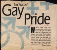 Ten years of gay pride