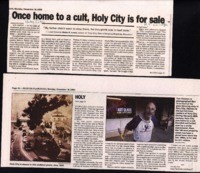 Once home to a cult, Holy City is for sale