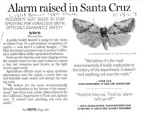 Alarm raised in Santa Cruz