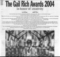 The Gail Rich Awards 2004