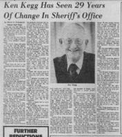 Ken Kegg has seen 29 years of change in sheriff's office