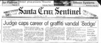 Judge caps career of graffiti vandal '8edge