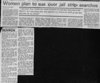 Women plant to sue over jail strip-searches