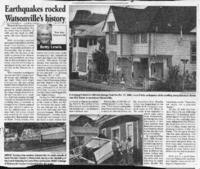 Earthquakes rocked Watsonville's history