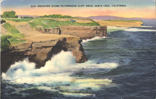 Breakers Along Picturesque Cliff Drive