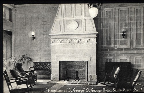 "Fireplace of St. George," St. George Hotel