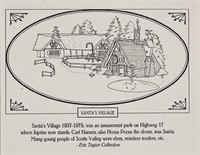 Santa's Village Postcard
