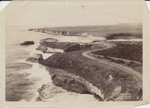 West Cliff Drive looking toward Natural Bridges