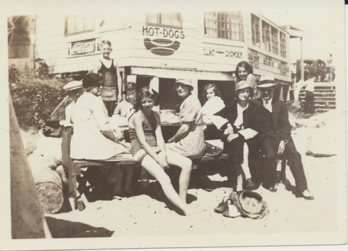 Group photo near the Santa Cruz Wharf