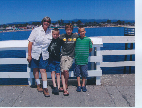 Aunt Donna and Cheryl's Boys at the Wharf