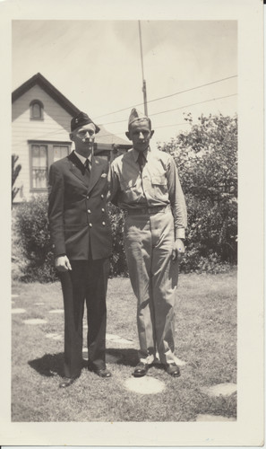 Portrait of Two Military Men