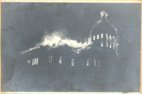 Santa Cruz High School Burning