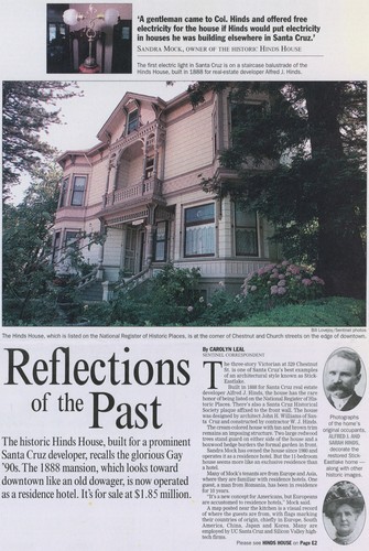 Reflections of the past [Hinds House]