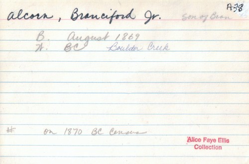 Alcorn, Branciford Jr