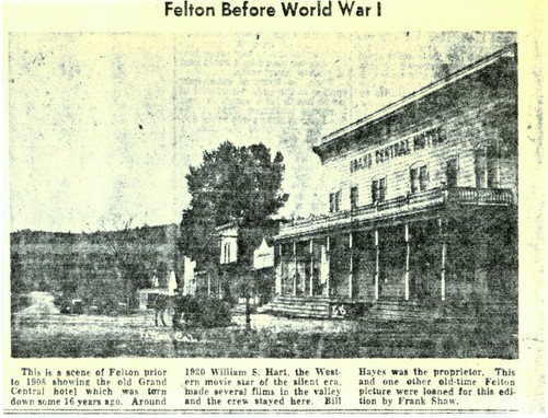 Felton Before World War I