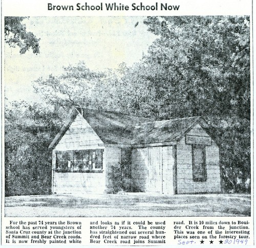 Brown School White School Now