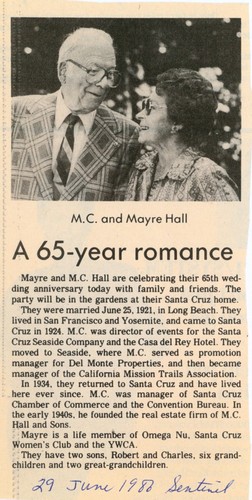 A 65-Year Romance