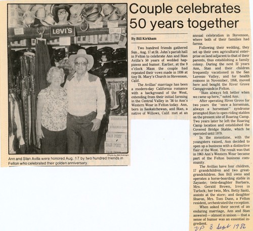 Couple Celebrates 50 Years Together