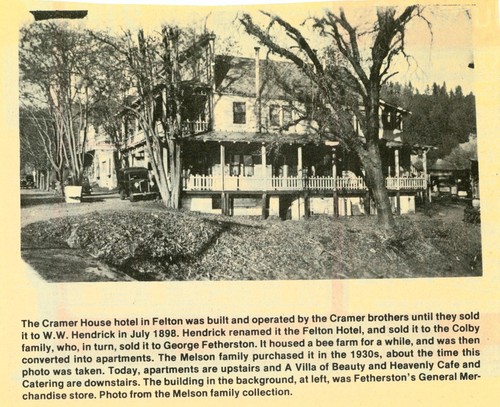 [The Cramer House Hotel]