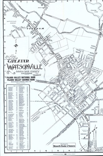 1949 Map of Greater Watsonville