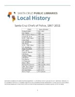 Santa Cruz Chiefs of Police